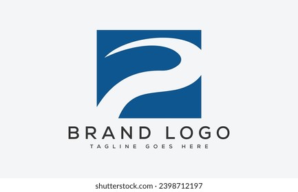 diseño de la plantilla vectorial del logotipo de letra P para la marca.
