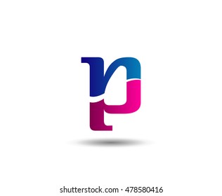 Letter p logo icon
