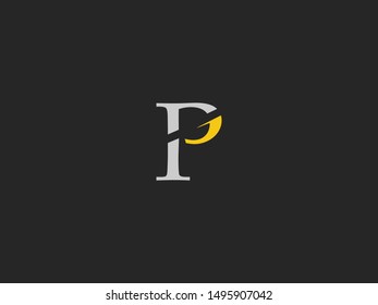 Letter P Logo icon. Creative  Design with dot shape letter P for business, technology, finance, network, start up and more brand.