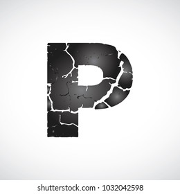 Letter P logo icon design template elements