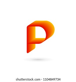 Letter P logo icon design template elements