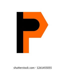 Letter P logo icon design template elements - Vector