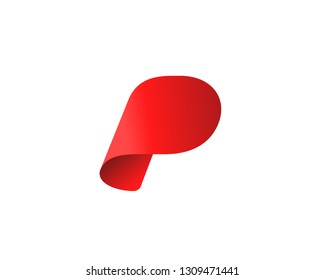 Letter P logo icon design template elements