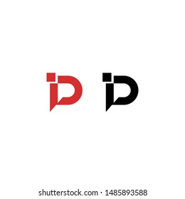 Letter P logo icon design template elements