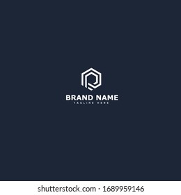 Design-Vorlagenelemente für das Logo des Buchstaben P 