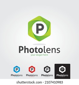 Letter P logo icon design template elements 
