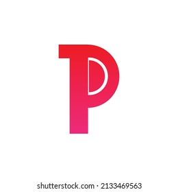 Letter P logo icon design template elements Vector Illustration - lines Logotype Vector Design Template.