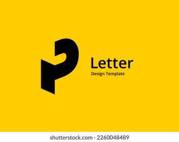 Letter P logo icon design template elements