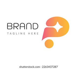Initial letter P logo design with swoosh sign logotype based alphabet  business logo 17770961 Vector Art at Vecteezy