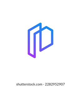 Letter P logo icon design template elements	