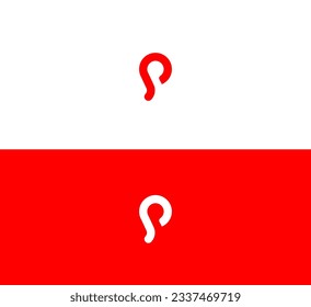Letter P logo icon design template elements.