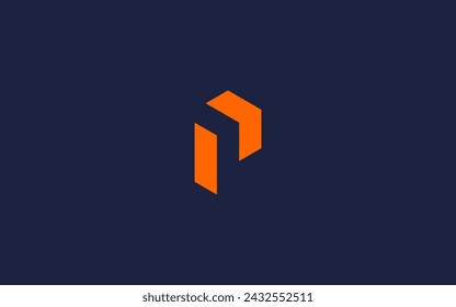 letra p logo icono diseño vector diseño plantilla inspiración