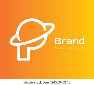 Elementos de Plantilla de diseño de logotipo de letra P. Se puede utilizar para logotipos de marca, de empresa y de Tecnología.
