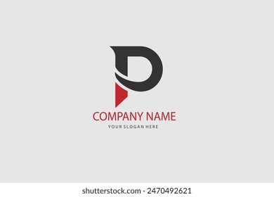 Letter P logo icon design template elements