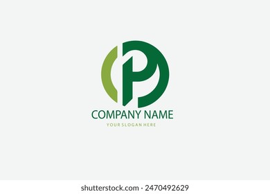 Letter P logo icon design template elements