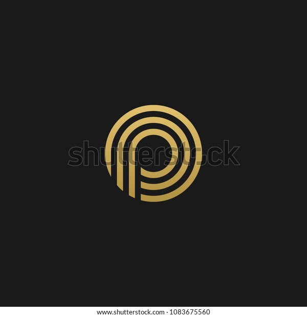 Letter
P logo icon design template elements - vector
sign