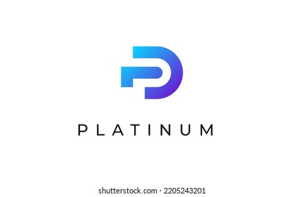Letter P Logo Platinum Professional Company