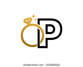 Letter P logo or symbol template design