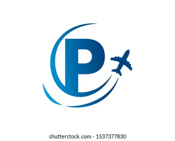 Letter P logo or symbol template design