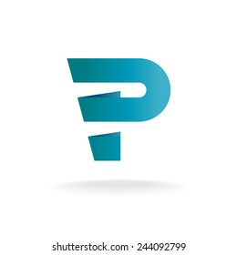 Letter P logo template