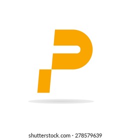 Letter P logo template