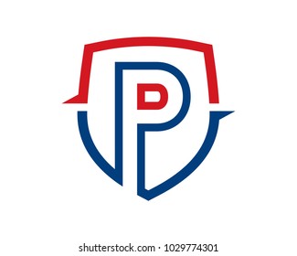 Letter P Logo Template Design Vector, Emblem, Design Concept, Creative Symbol, Icon