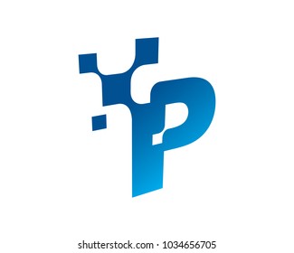 Letter P Logo Template Design Vector, Emblem, Design Concept, Creative Symbol, Icon