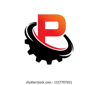 Letter P Logo Template Design Vector, Emblem, Concept Design, Creative Symbol, Icon
