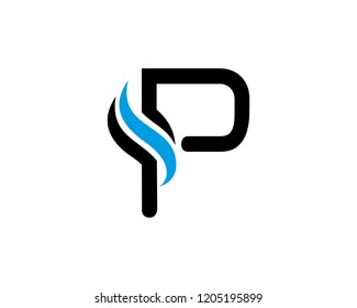 Letter P Logo Template Design Vector, Emblem, Concept Design, Creative Symbol, Icon