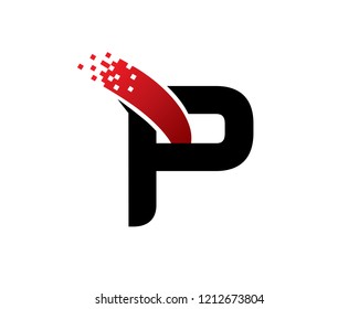 Letter P Logo Template Design Vector, Emblem, Concept Design, Creative Symbol, Icon