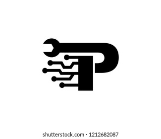 Letter P Logo Template Design Vector, Emblem, Concept Design, Creative Symbol, Icon