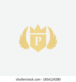 Letter P Logo Template Design Vector, Emblem, Design Concept, Creative Symbol, Icon