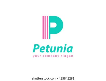letter P logo Template for your company