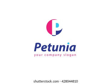 letter P logo Template for your company
