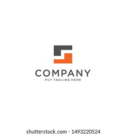 letter P logo vector, alphabet logo template - Vector