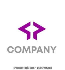 letter P logo vector design template