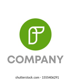 letter P logo vector design template