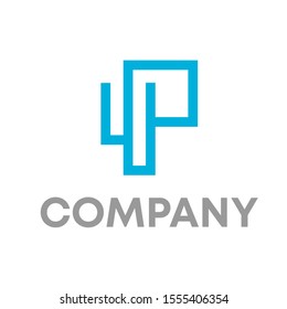 letter P logo vector design template