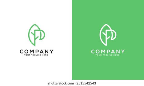 Letra P logotipo vetor design. P Leaf eco logo. Símbolo de ícone de logotipo criativo orgânico e minimalismo