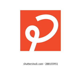 Letter P logo vector design. 