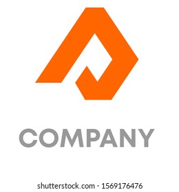 letter P logo vector sign template
