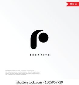 Letter P modern logo design template. Colorful creative sign. Universal vector icon. Modern logotype symbol. eps10