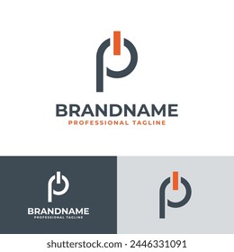 Letter P Modern Power Logo, suitable for business related to power or energy with P initial