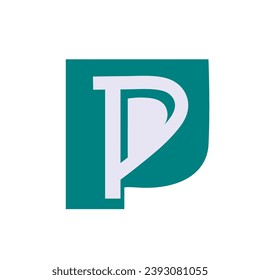 Design des modernen Logos von Letter P