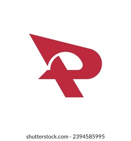 Letter P monogram logo icon design template. Letter P logo icon design
