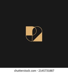 letter P and N logo design vector illustration template, letter PN logo vector, creative Letter NP letter logo

