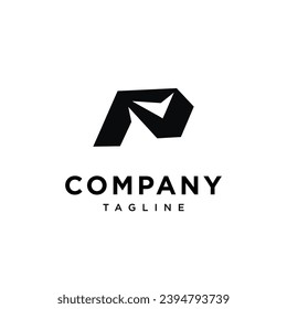 Letter P N logo icon vector template.eps