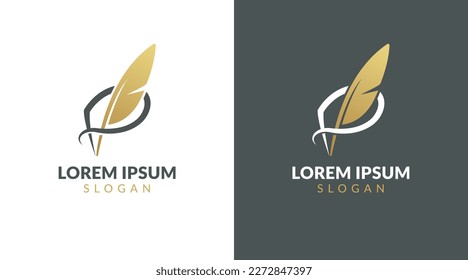 Letter P for Pen Logo Design