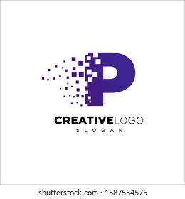 2,057 Letter P Pixel Logo Stock Illustrations, Images & Vectors 