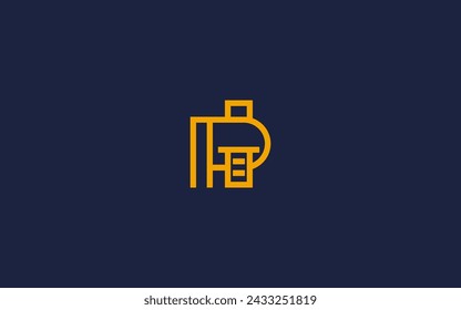 letter p with printer logo icon design vector design template inspiration